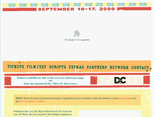 Tablet Screenshot of 2009.dcshorts.com